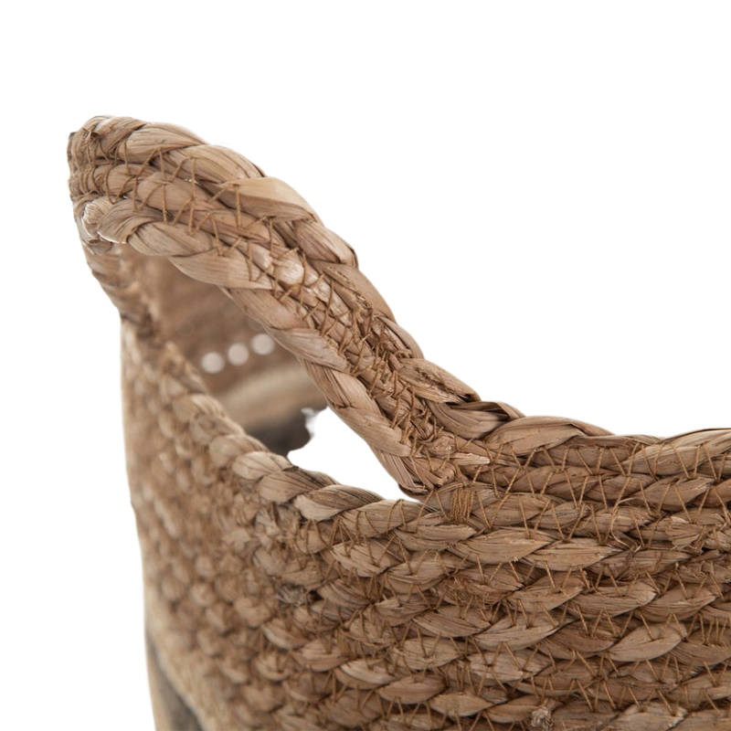 SET DE 3 CESTOS DARK FIBRA