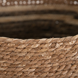 SET DE 3 CESTOS DARK FIBRA