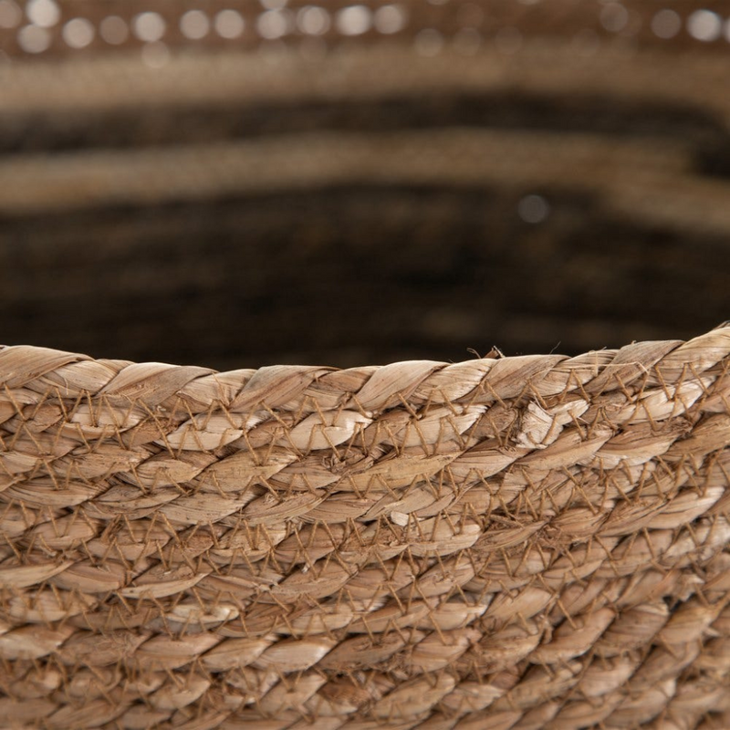 SET DE 3 CESTOS DARK FIBRA