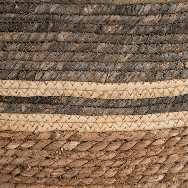 SET DE 3 CESTOS DARK FIBRA