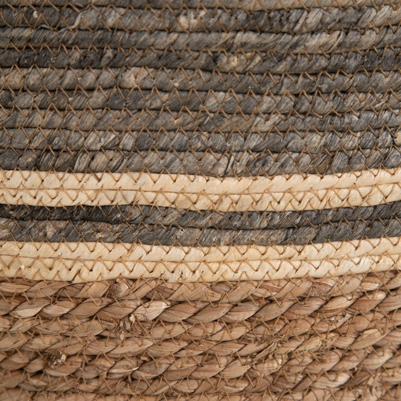 SET DE 3 CESTOS DARK FIBRA