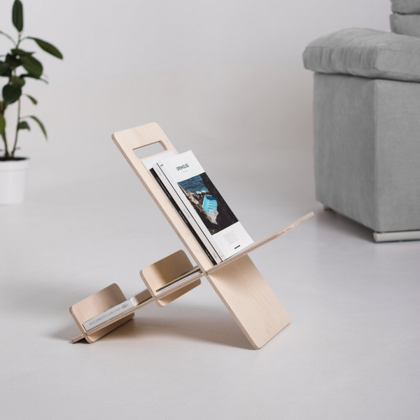 Revistero de madera EL DEBOOK