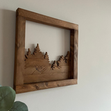 Cuadro Bosque de Pinos by SB Wood Studio