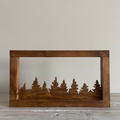 Rectangular Pine Forest Picture