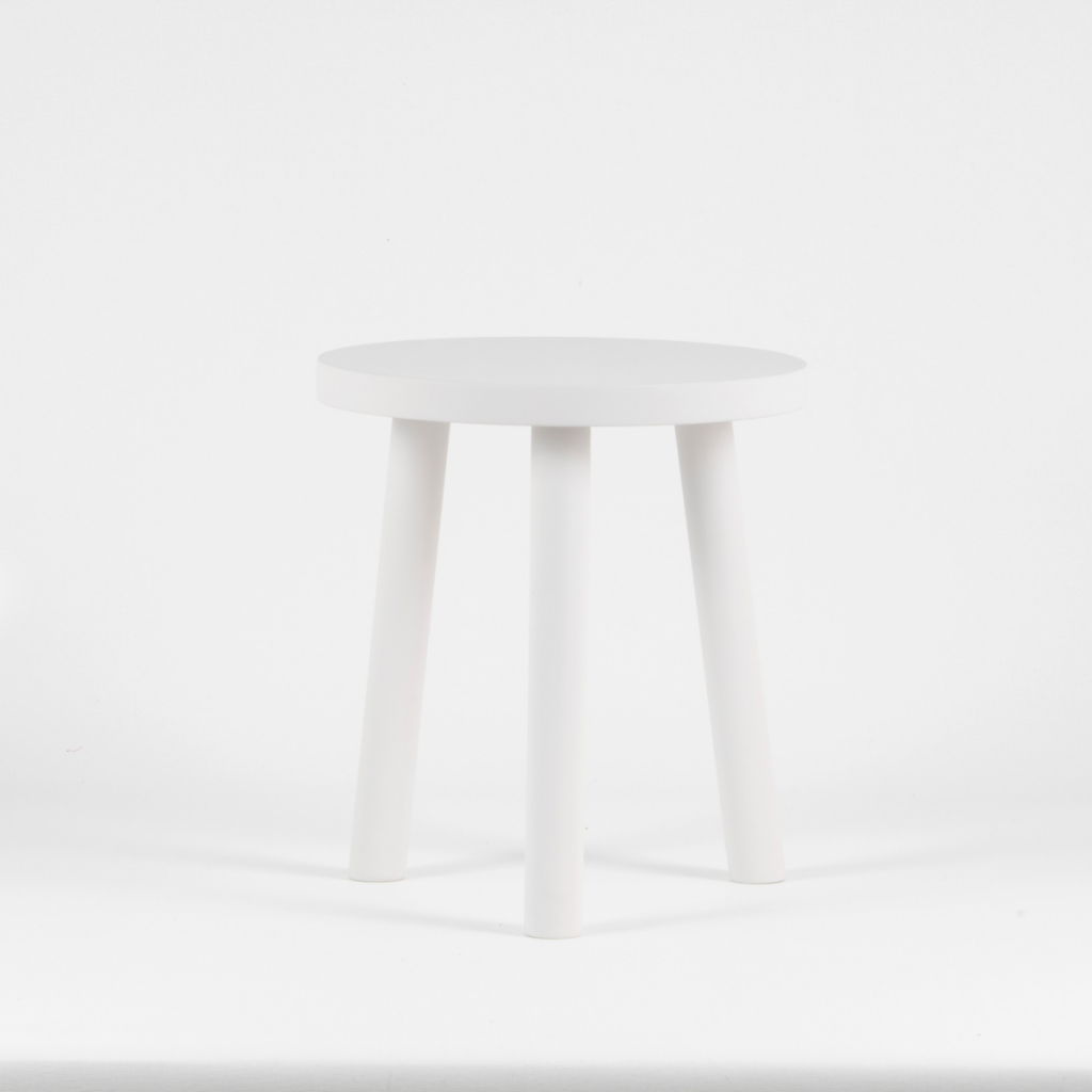 Taburet Artesanal Blanco