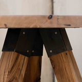 Mesa de comedor Castaño Begur by Wood Garage