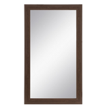 ESPEJO DE SUELO DE MADERA OSCURA