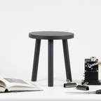 Taburete Artesanal Negro