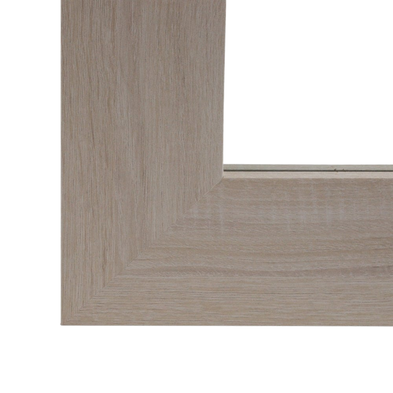 ESPEJO DE SUELO DE MADERA ROZADA