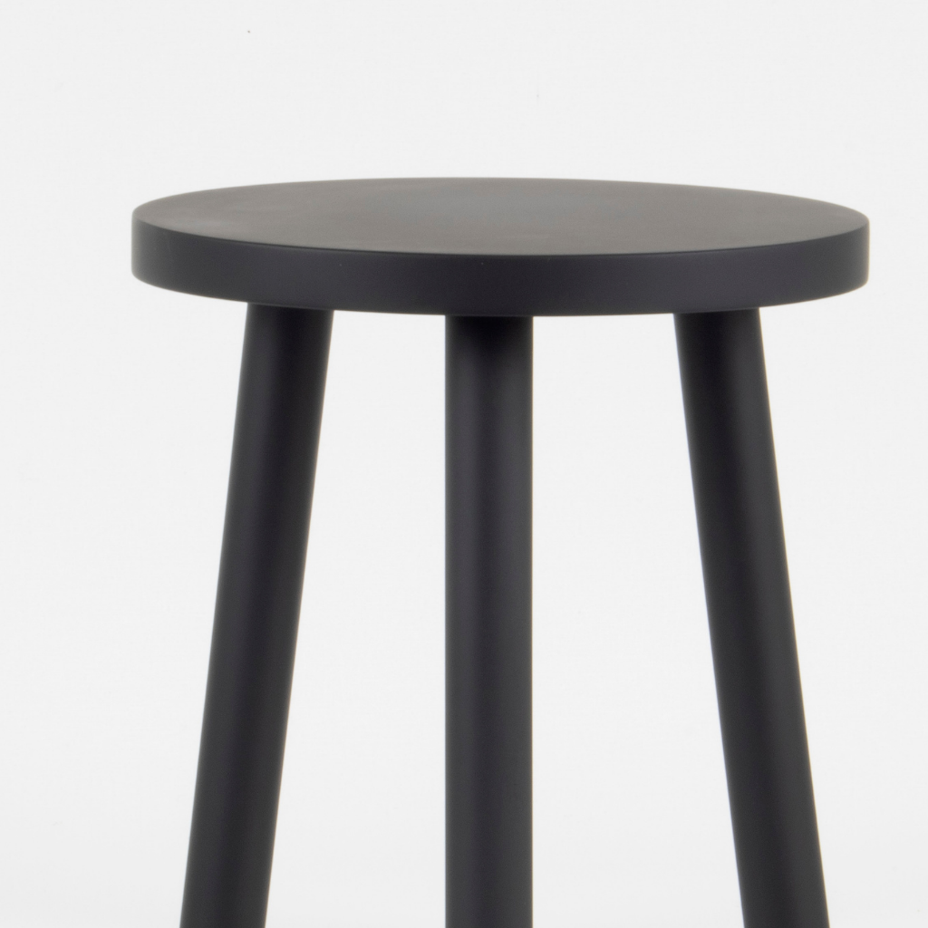 Taburete Artesanal Negro