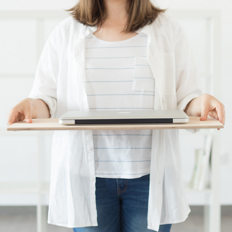 Soporte para ordenadores en madera EL DELAPTOP