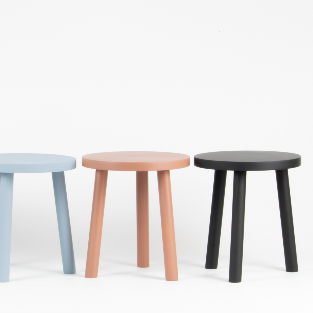 Taburete Artesanal Negro