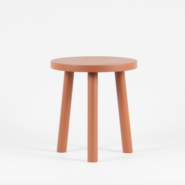 Taburete/Mesita Baja Artesanal Dama Red by Jaque