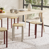 Taburete Apilable Beige Viga by Nico Cook