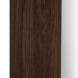 ESPEJO DE SUELO DE MADERA OSCURA