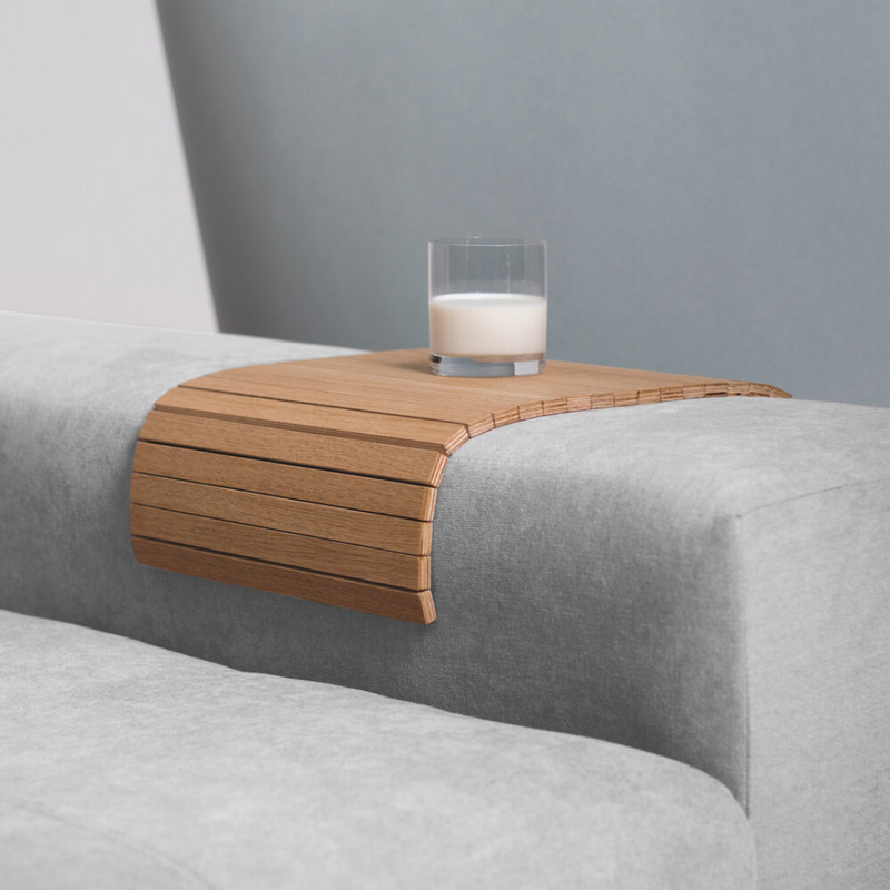 Bandeja de sofá de roble EL DETRAY