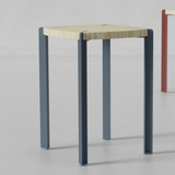 Taburete Apilable Blue Viga by Nico Cook