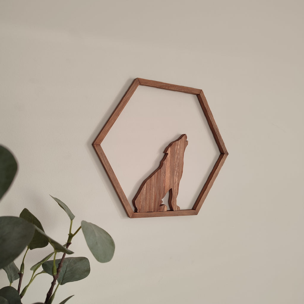 Lobo by SB Wood Studio - Decoración de madera artesanal