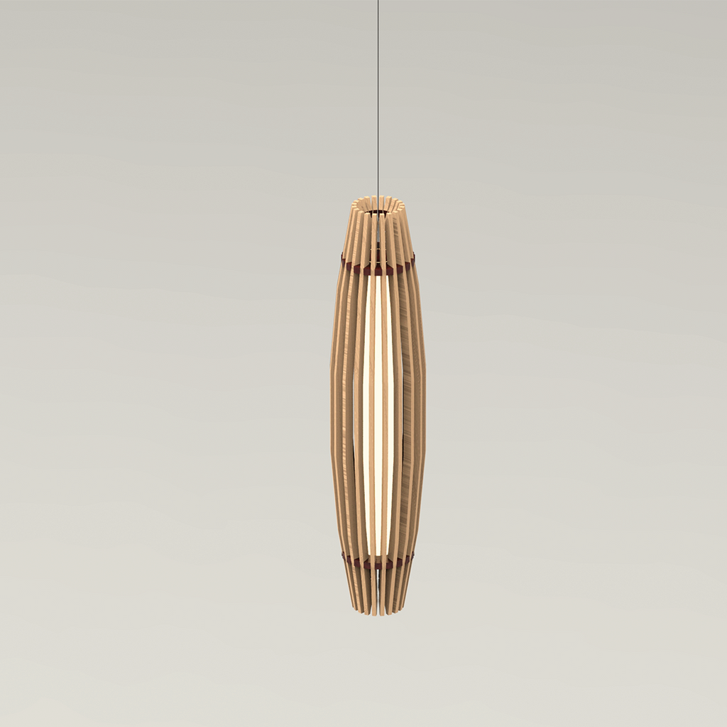 lampara colgante sostenible artesanal