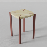 Taburete Apilable Granate Viga by Nico Cook