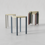 Taburete Apilable Blue Viga by Nico Cook